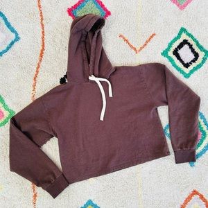 Jungmaven Sunkissed Cropped Hooded Sweatshirt
